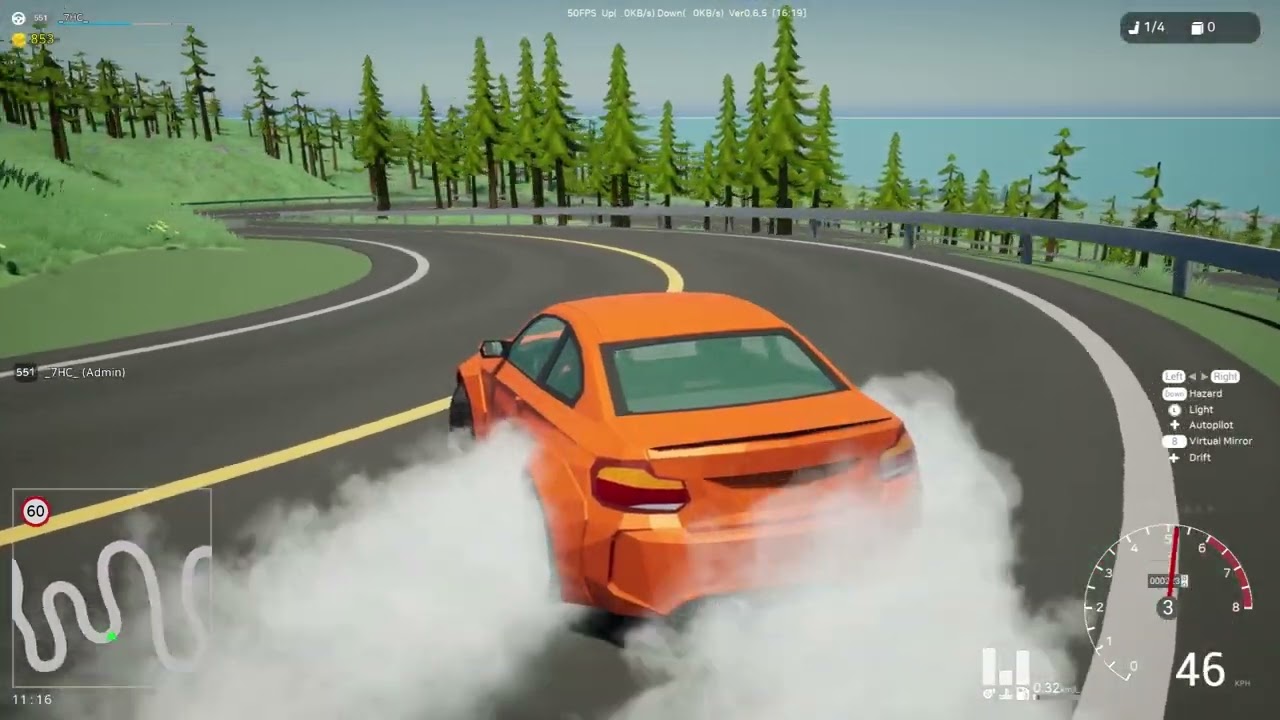 Drifting in Motor Town