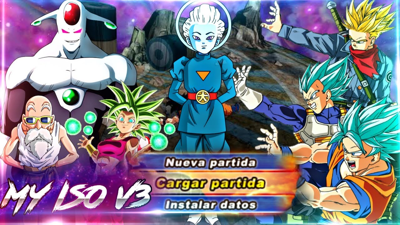 DBZ TTT MOD | MY ISO V3 | All Original Attacks DBS | Permanent Menu [DOWNLOAD]