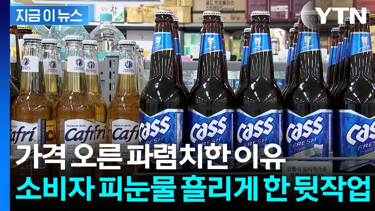 맥주 가격 올리더니 '어이상실'...뒷통수 얼얼한 탈세 기업들 [지금이뉴스] / YTN