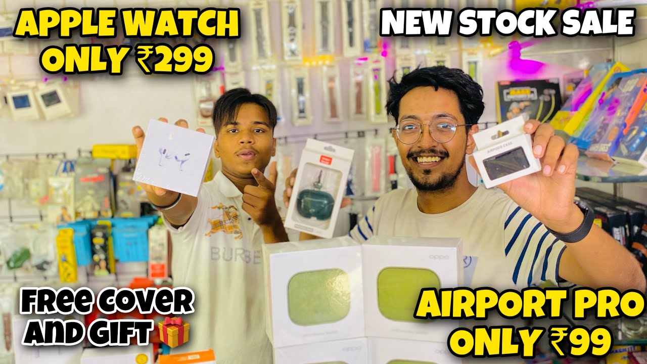 Cheapest Airpods Pro Rs-99/Offer | सबसे सस्ती Smart Watch मात्र ₹399 | Branded Watch Market In Delhi