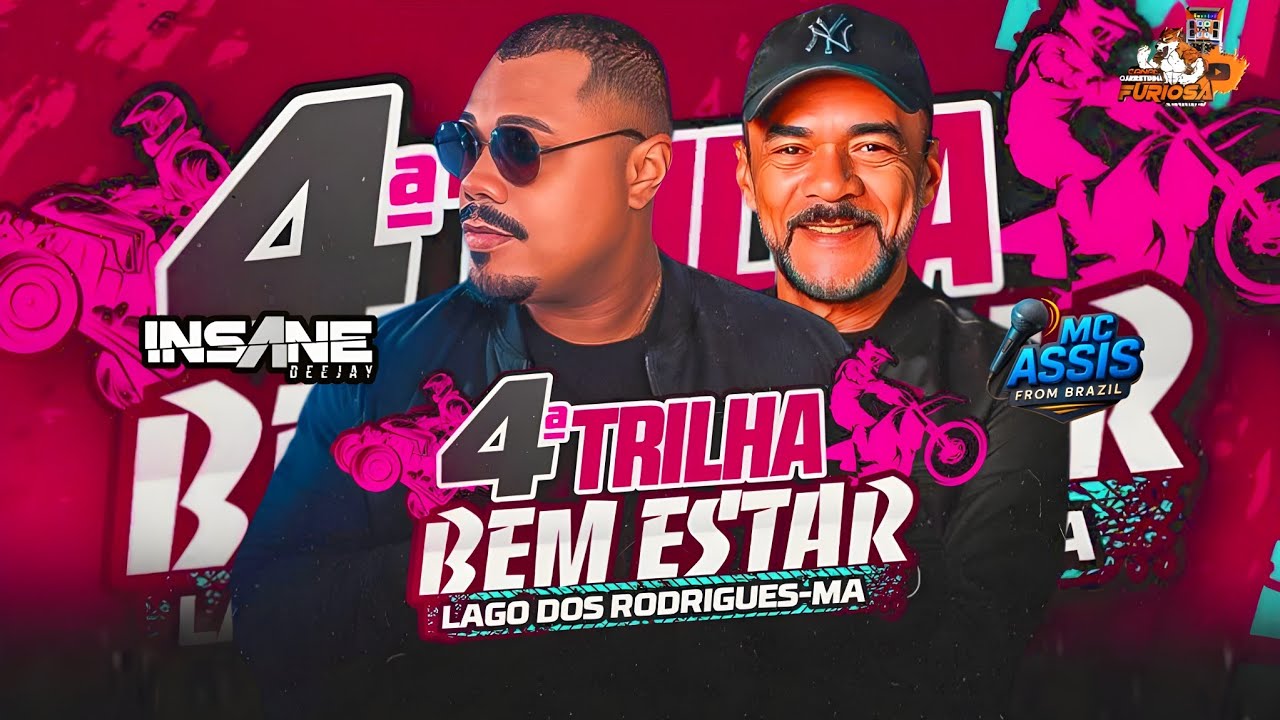 CD AO VIVO 4°TRILHA BEM ESTAR DE LAGOA DOS RODRIGUES -MA INSANE DJ E MC ASSIS FROM BRASIL 