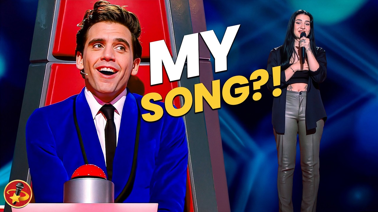 Coaches SURPRISED with Their Own Songs in Blind Auditions on The Voice France!