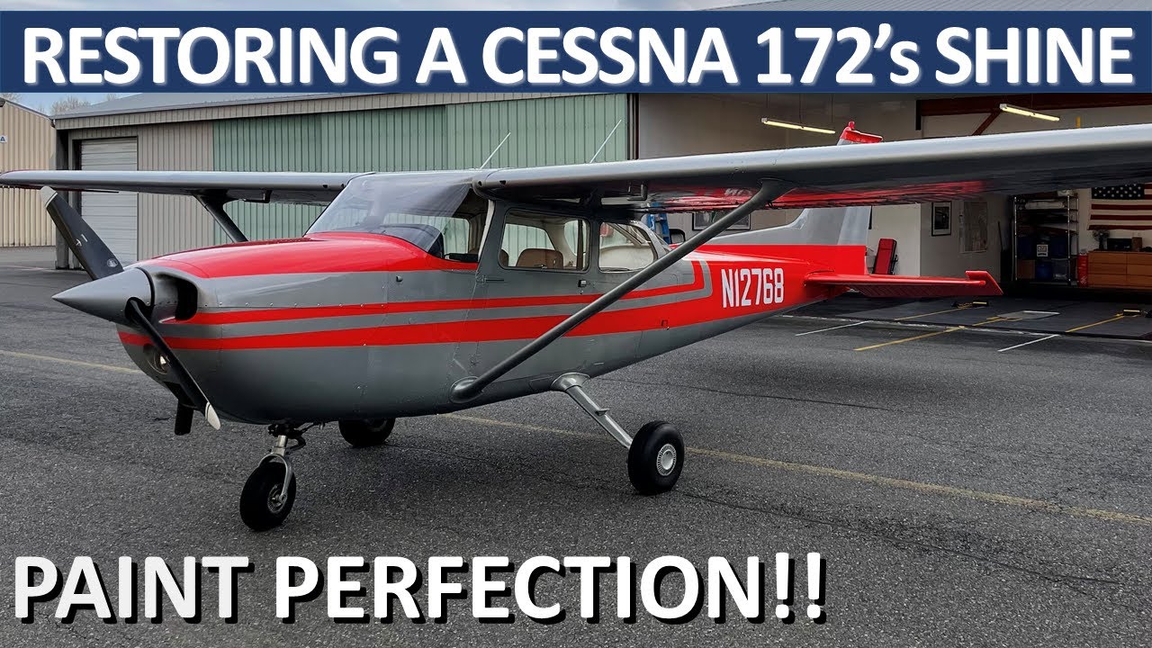Here's What A $4,000, 30-Hour Paint Restoration Looks Like On A 50 Year Old Cessna 172