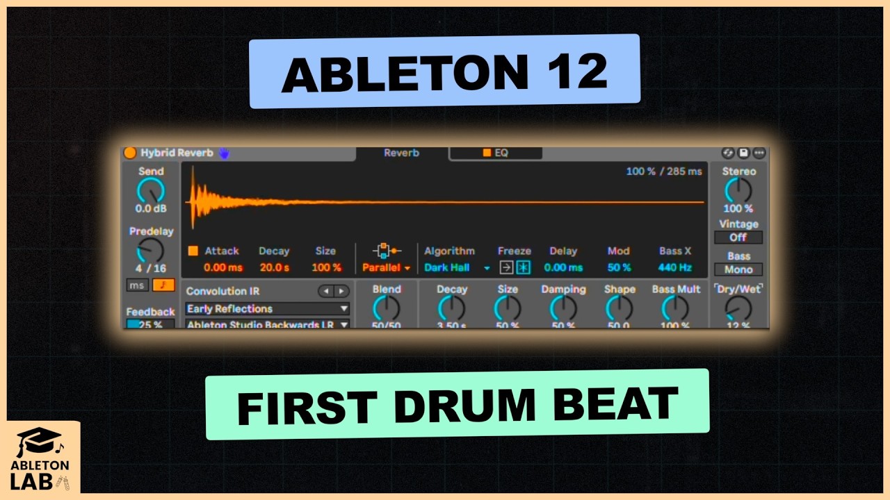 Make Your First Drum Beat in Ableton Live 12 | Beginners Tutorial