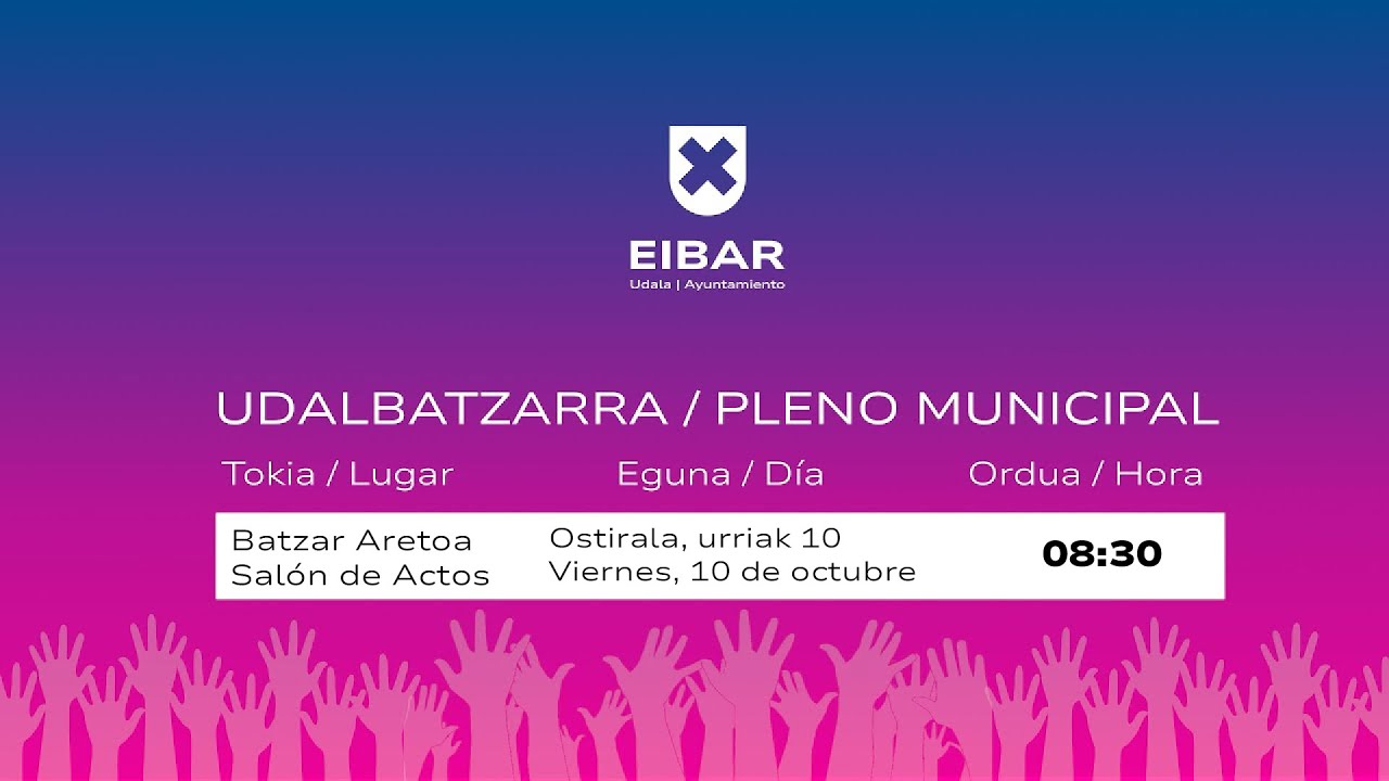 2025-10-10eko Udal Batzarra / Pleno Municipal del 10-10-2025