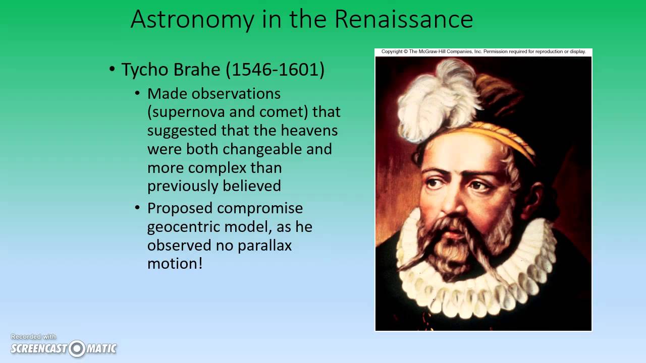 Astronomy during the Renaissance Period
