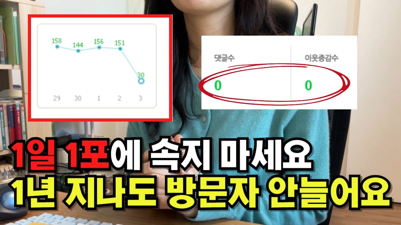 100명대라면 이 3가지만 하세요. 무조건 블로그 방문자 & 수익 올라갑니다