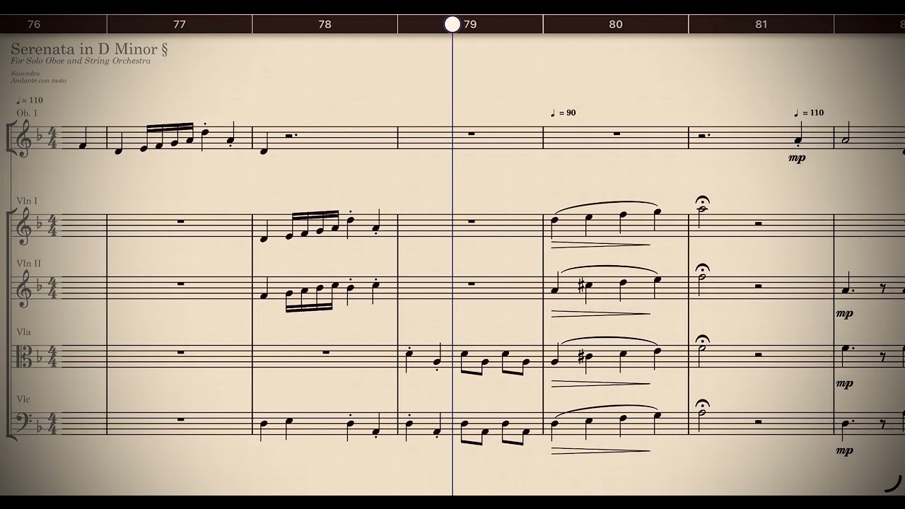 Serenata in D Minor 