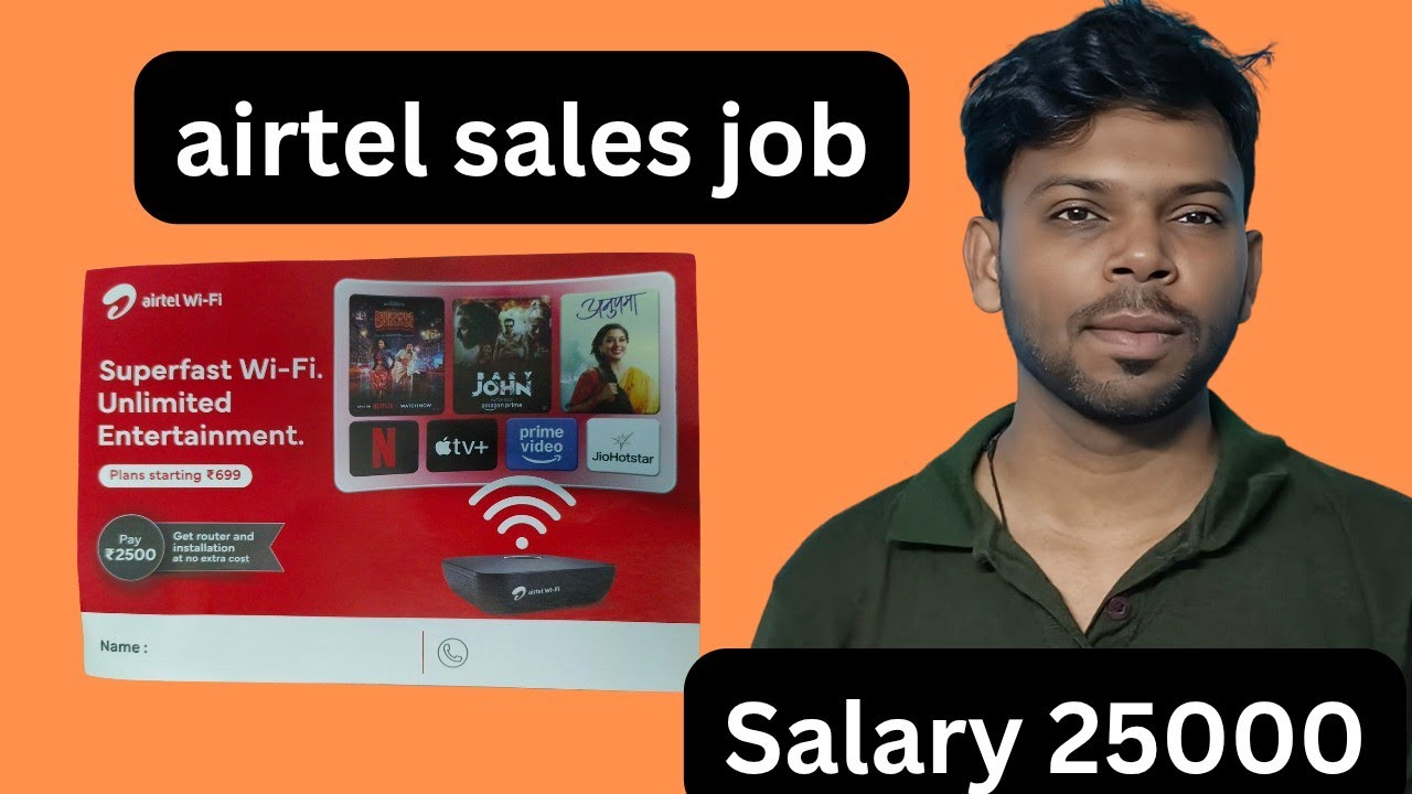 airtel sales job
