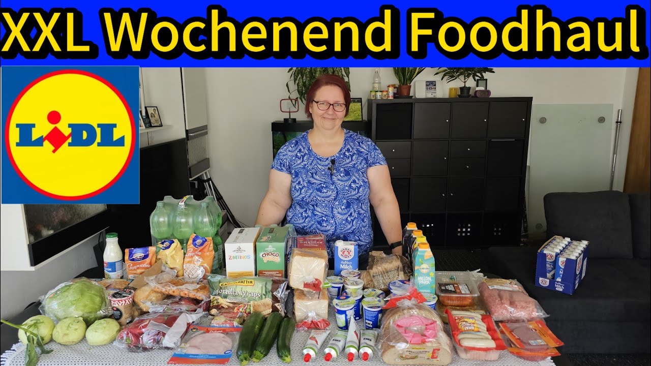 XXL Lidl Food Haul für 135€! Günstig, lecker und vielfältig einkaufen – Was steckt in den Taschen?