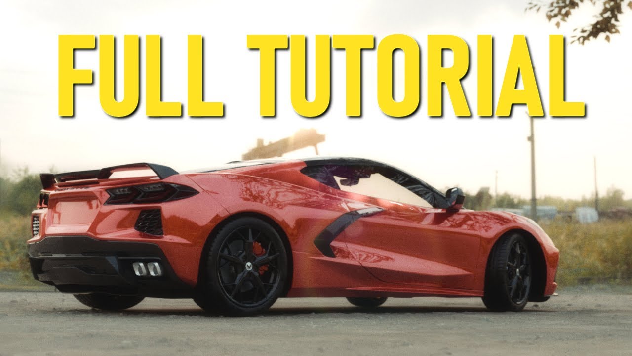 Blender Realistic car animation full Beginner tutorial | but it's super easy