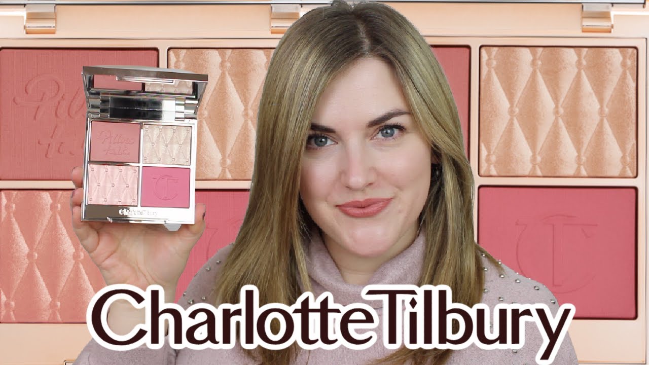 CHARLOTTE TILBURY PILLOW TALK BEAUTIFYING FACE PALETTE | TRY-ON, REVIEW, AND SWATCHES