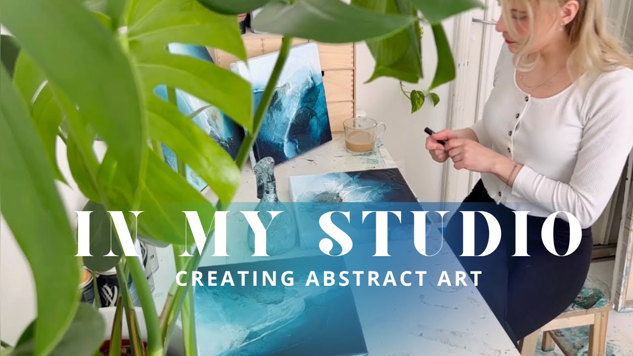 Join Me In the Studio: Creating New Abstract Paintings︱Art Process