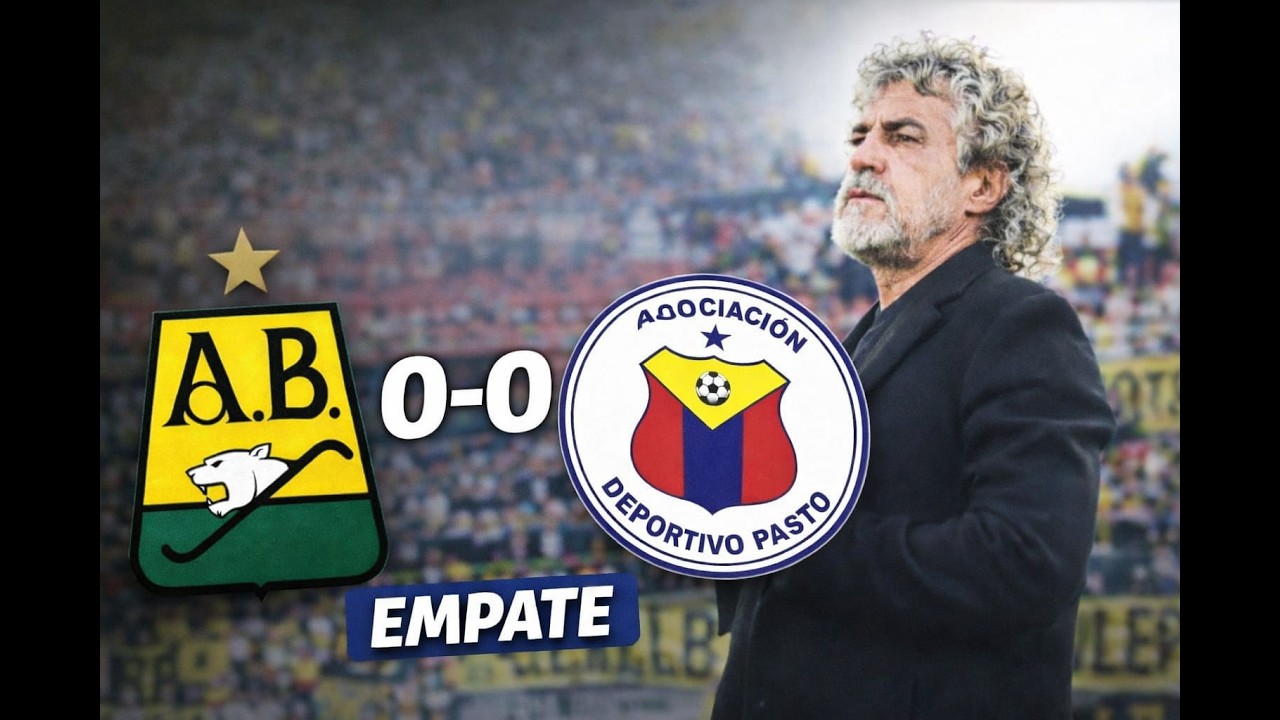 Empate de Atlético Bucaramanga de visita ante Pasto 🤝⚽