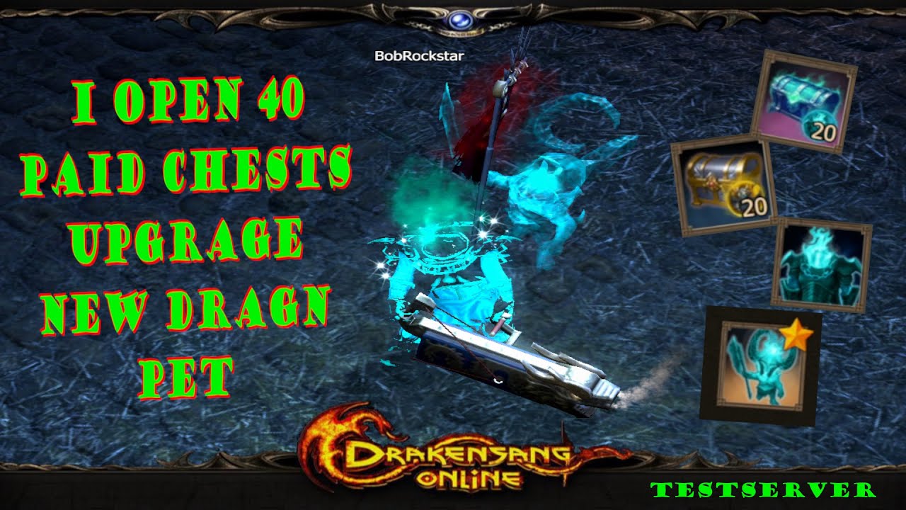 Drakensang Online Dragan 2025 - I Open 40 Paid Chests - I Upgrade the New Dragan Pet | #mmorpg