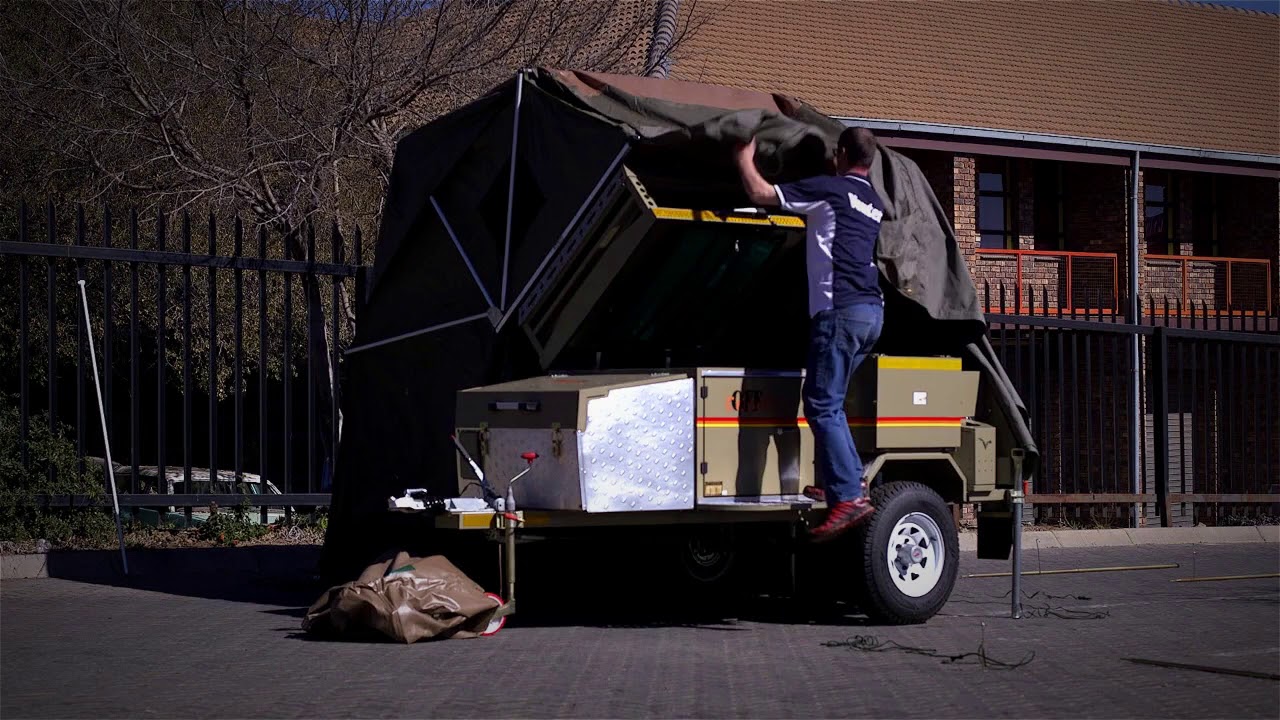 Tent Erect Venter Trailer