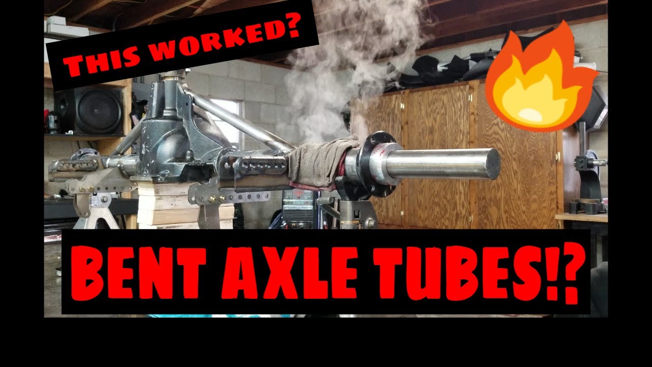 Bent Axle Tubes?! - How To Fix It.