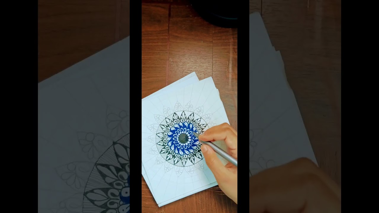 Start Drawing Mandalas - Beginner-Friendly Tutorial #art #meditativemandalaart #drawing #easymandala