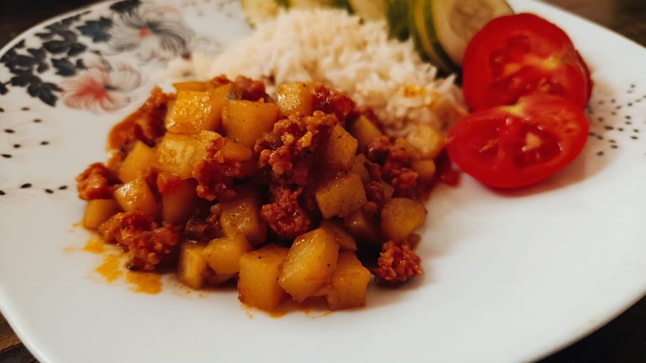 Receta de Costa Rica Picadillo de papas con Chorizo 🇨🇷
