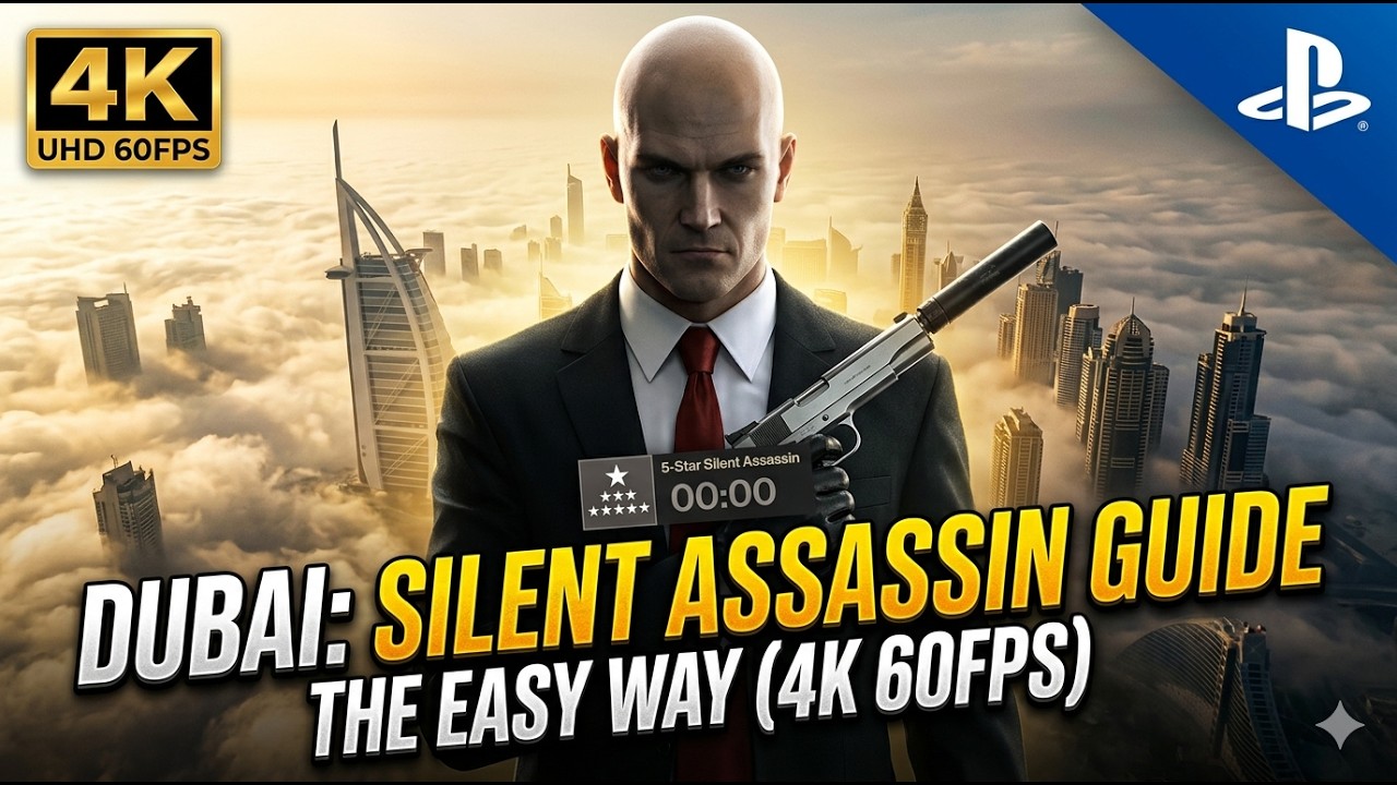 مهمة فوق السحاب والخطأ ممنوع | HITMAN 3 Dubai 4K 60FPS