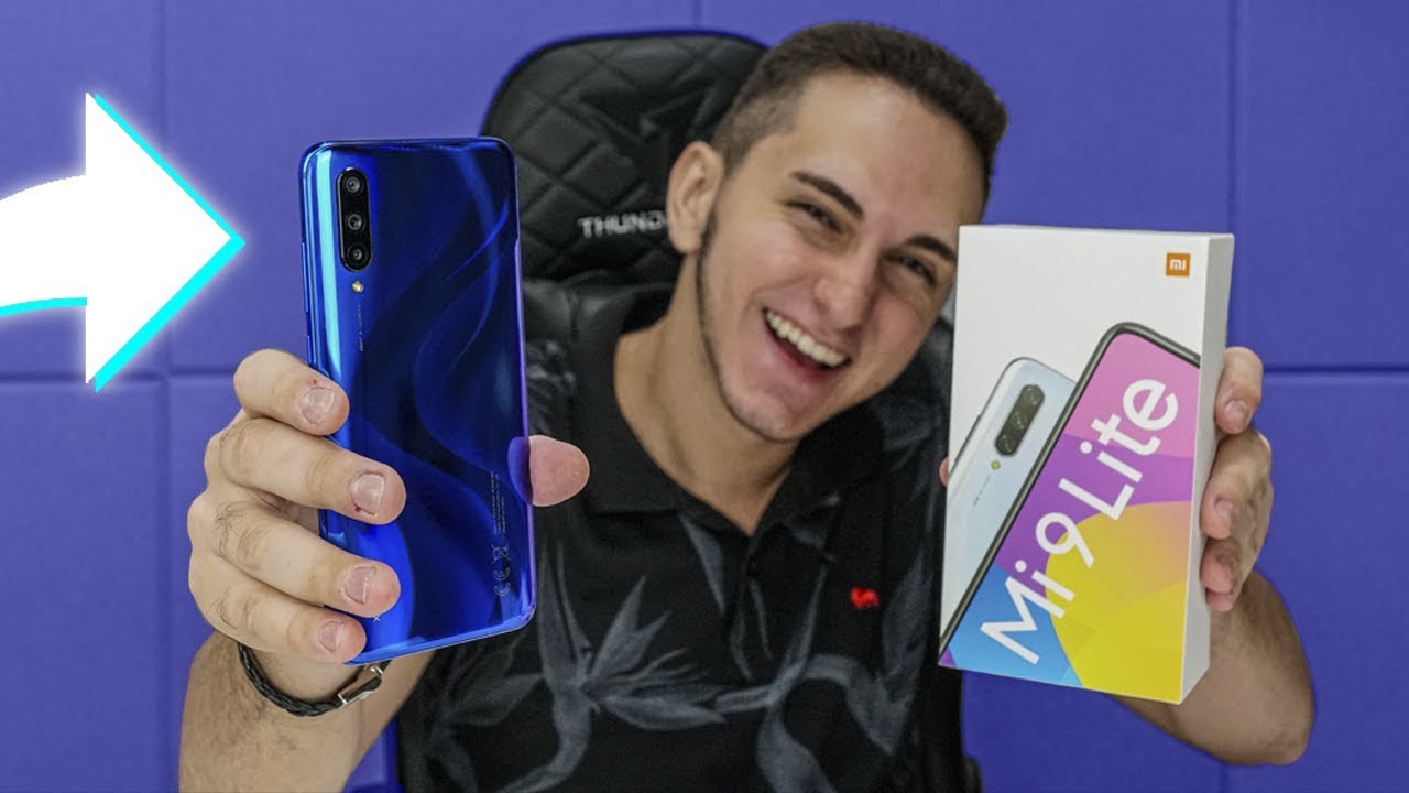 Mi 9 LITE | Ele é TUDO ISSO mesmo? O MAIS LINDO da XIAOMI 😍 (UNBOXING e TESTE de CÂMERA)