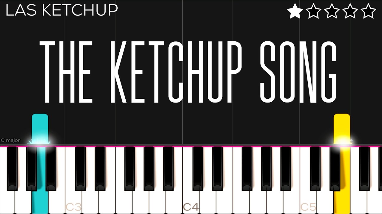 Las Ketchup - Asereje (The Ketchup Song) | EASY Piano Tutorial