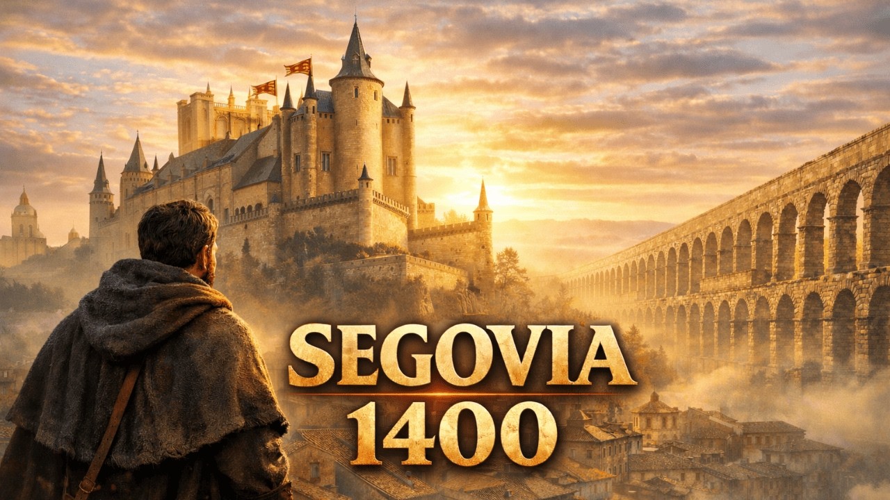 Así era vivir en Segovia en 1400 | Dentro del Alcázar y el Acueducto | Con IA