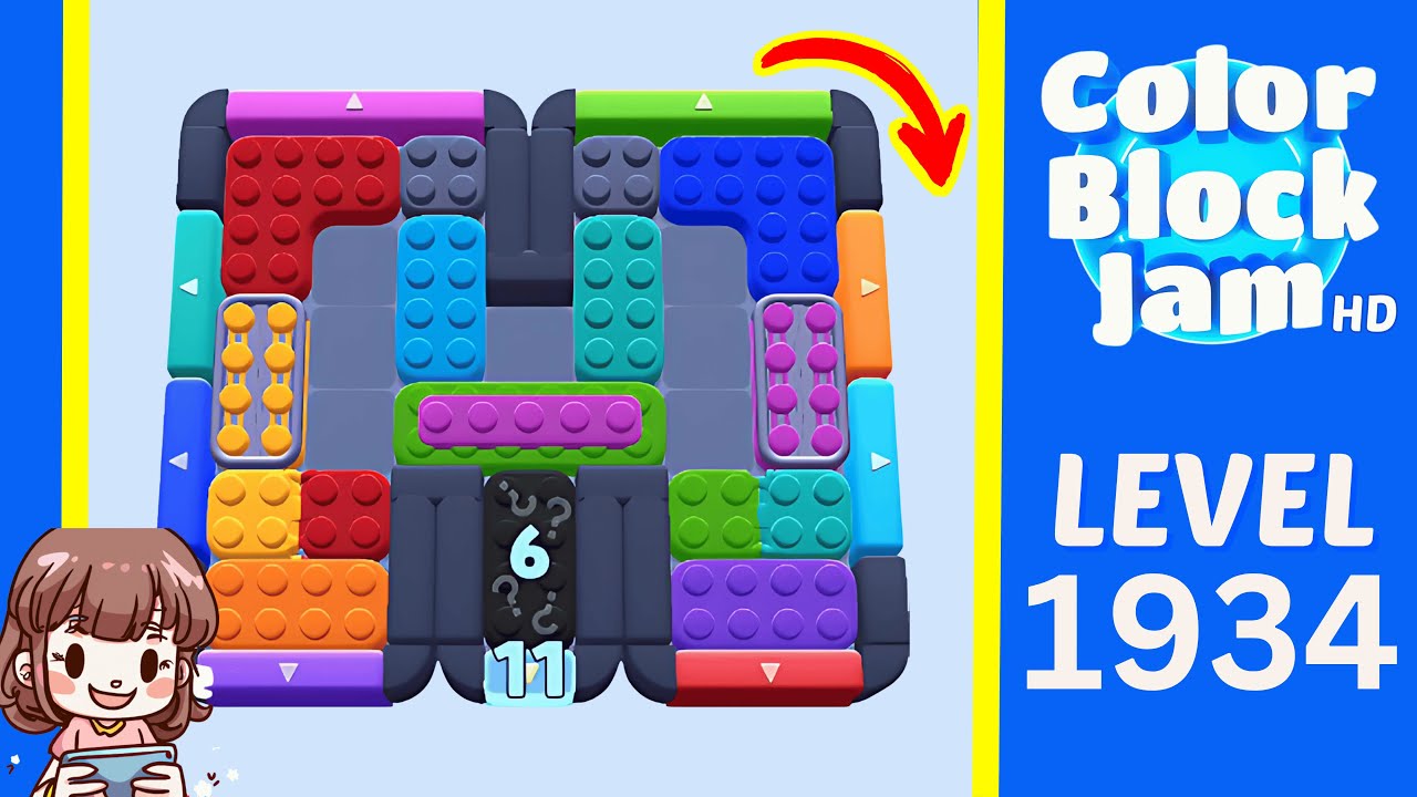 Color Block Jam Level 1026 (1934) Solution Walkthrough