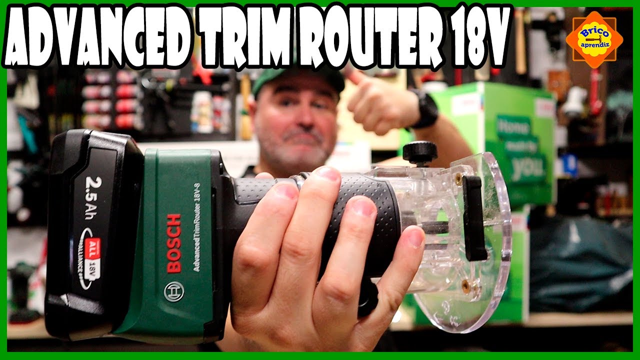 AdvancedTrimRouter 18V, la fresadora a batería de Bosch del sistema Power for All