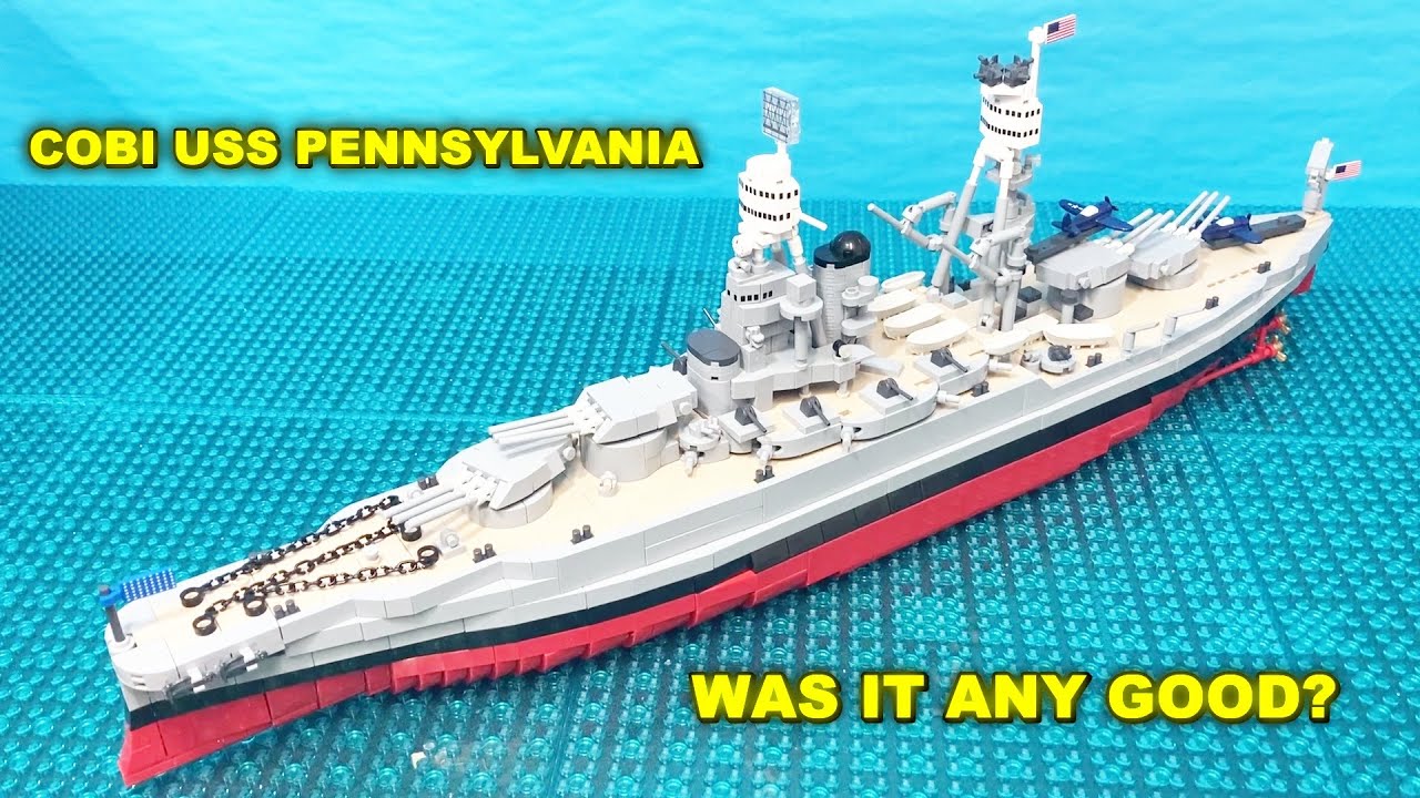 Cobi USS Pennsylvania - Class Battleship Animation and Review | Cobi Bricks, what Lego won&rsquo;t make