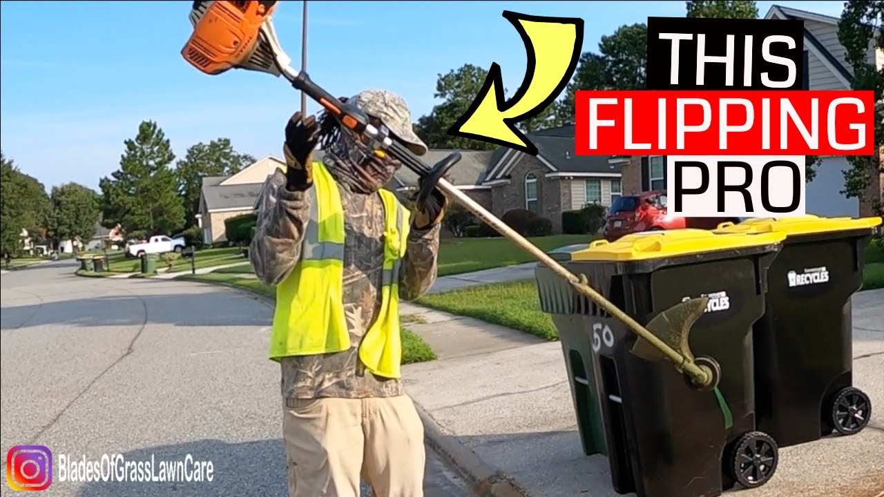 How to Get Perfect Lawn Edges with a Weed Whacker | DEMONSTRATION