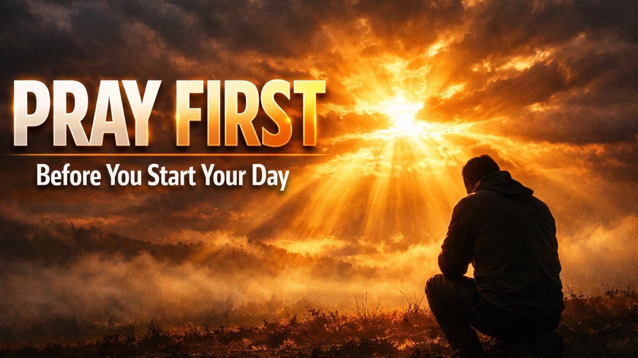 PRAY FIRST Before You Start Your Day 🌅 | Powerful Morning Prayer for Protection, Peace & Blessings