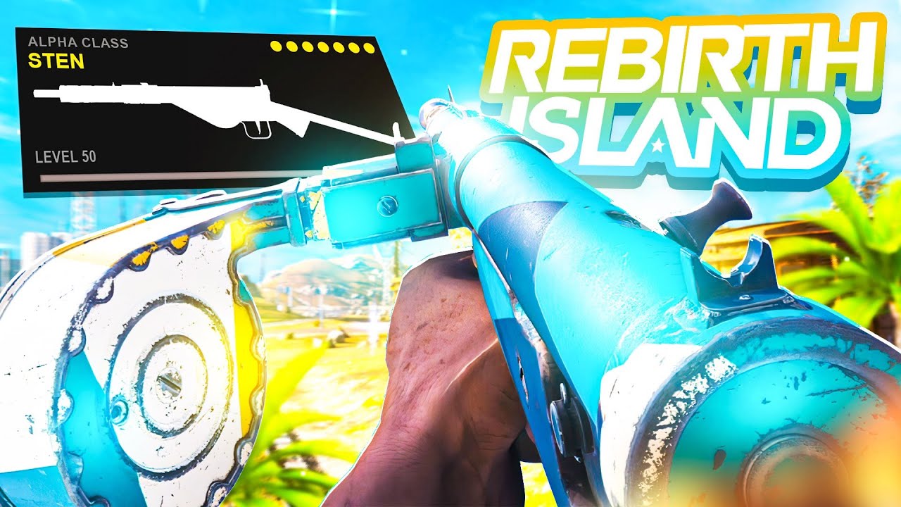 this STEN SMG CLASS SETUP MELTS on REBIRTH ISLAND🔥! (Vanguard Warzone)
