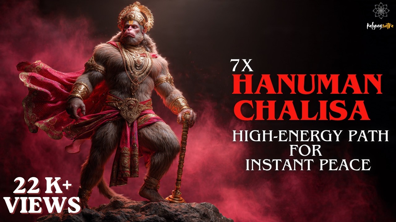 Hanuman Chalisa Fast 🔱 | High-Energy Path for Strength & Focus