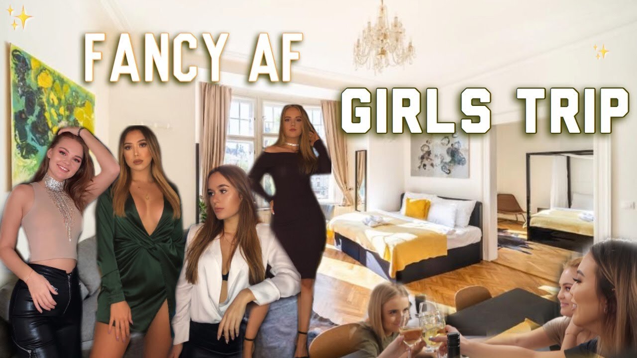 VLOG: My Besties & I go wild in Prague 🍾 ( Roomtour + Car Pool Karaoke) -Adorable Caro