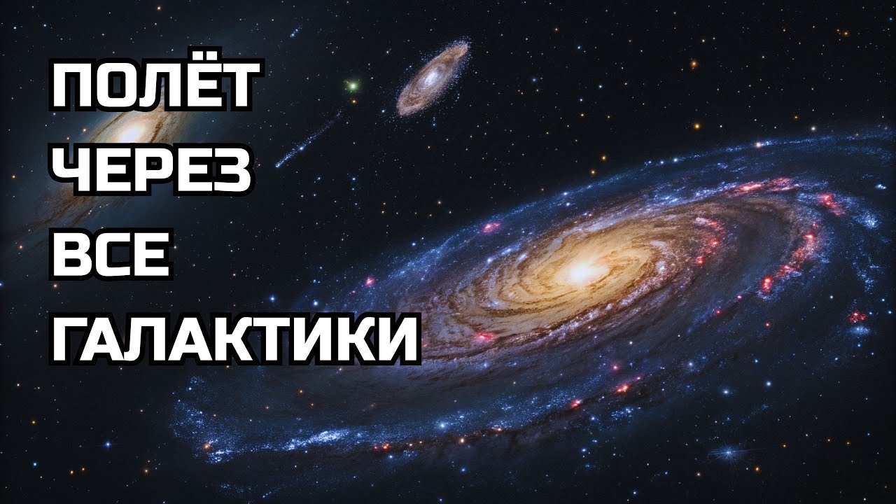 Полёт через ВСЕ галактики Вселенной — от “мёртвых” до монстров