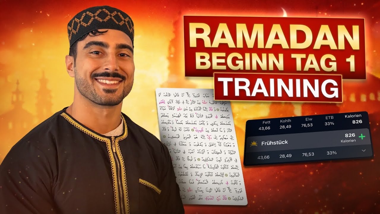 RAMADAN DIARIES 🕌 - Folge 1 - Ernährung & Training & Kuran 
