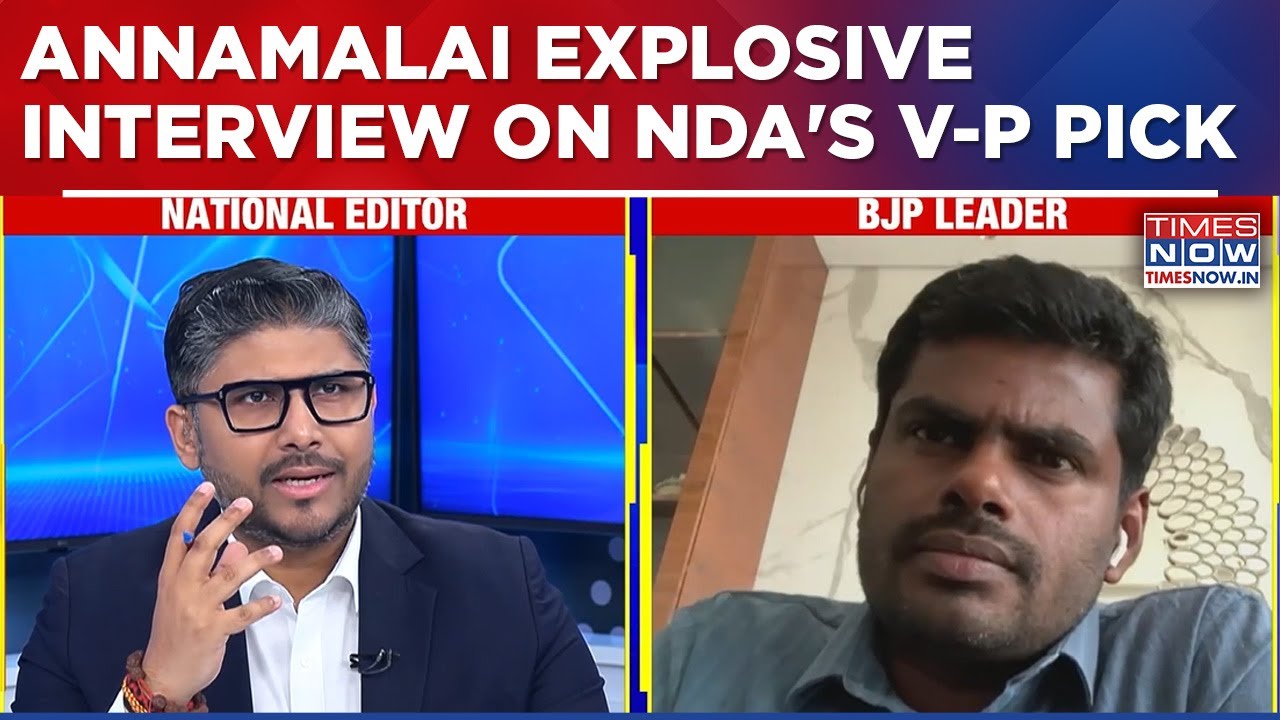 K Annamalai Big Interview On NDA's VP Pick Radhakrishnan, Vote Chori Row, Impeachment Buzz  & More
