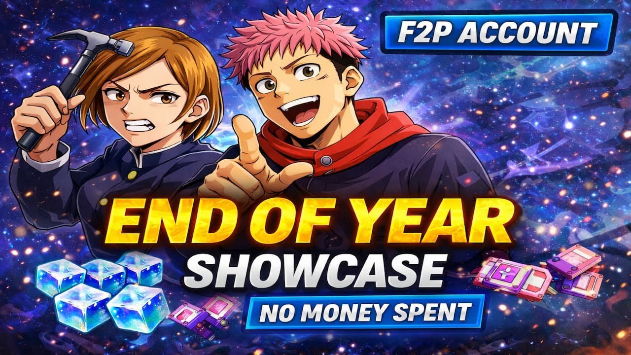 JJK Phantom Parade F2P Account Showcase | End of Year Progress