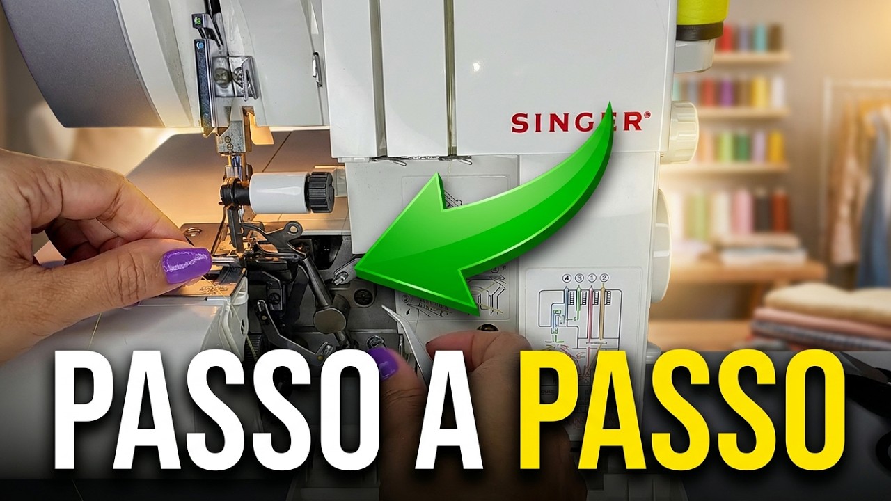 Máquina Singer Ultralock 14SH754 é boa? - Como Manusear Essa Overloque Doméstica Passo a Passo.