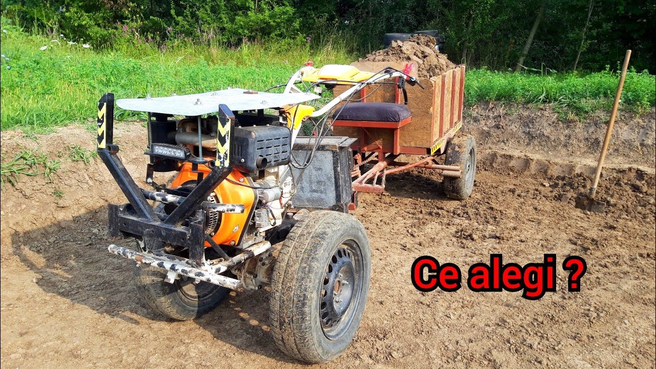 motosapă|motocultor DIESEL vs. BENZINĂ și detalii
