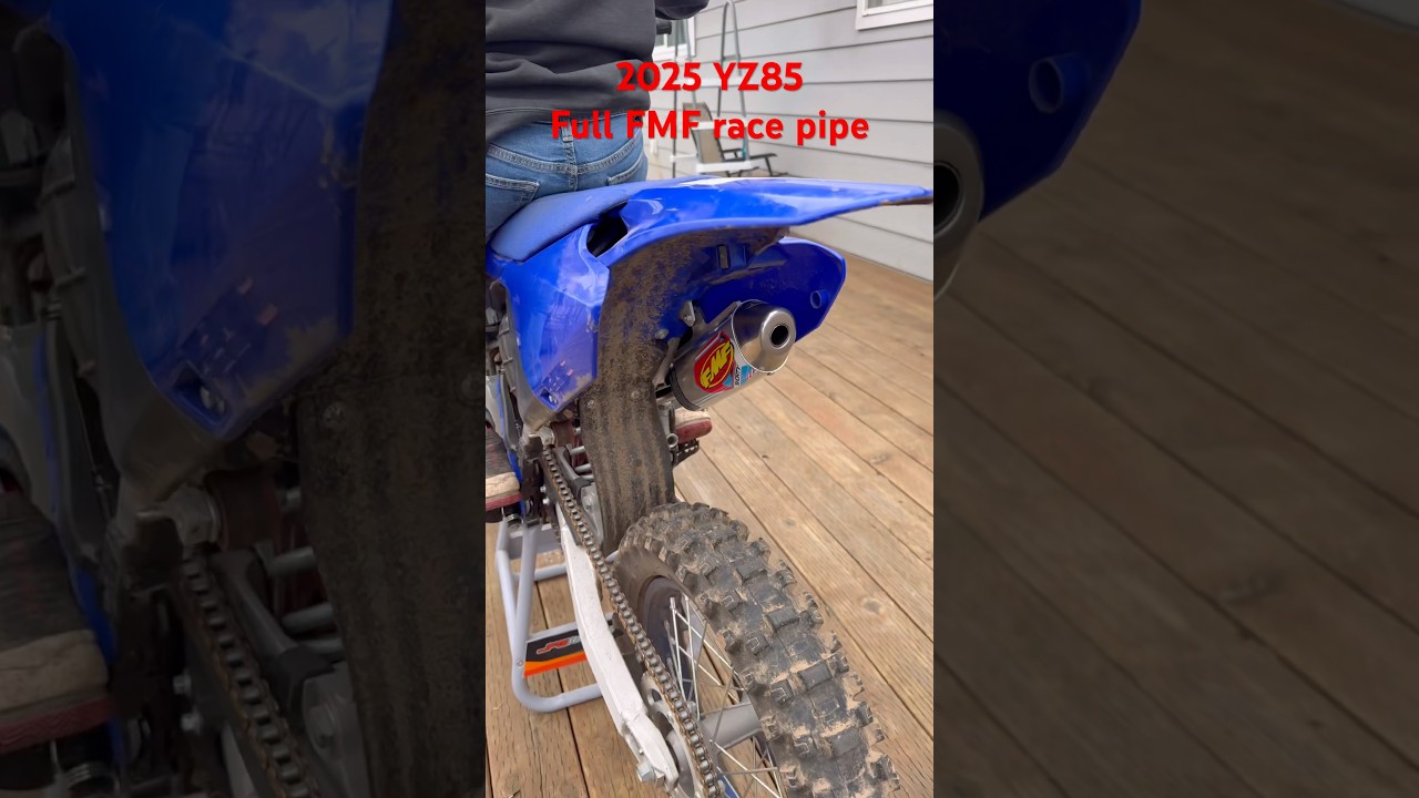 Тест звука FMF Shorty! 😮🔥 #fmf #yz85 #dirtbike