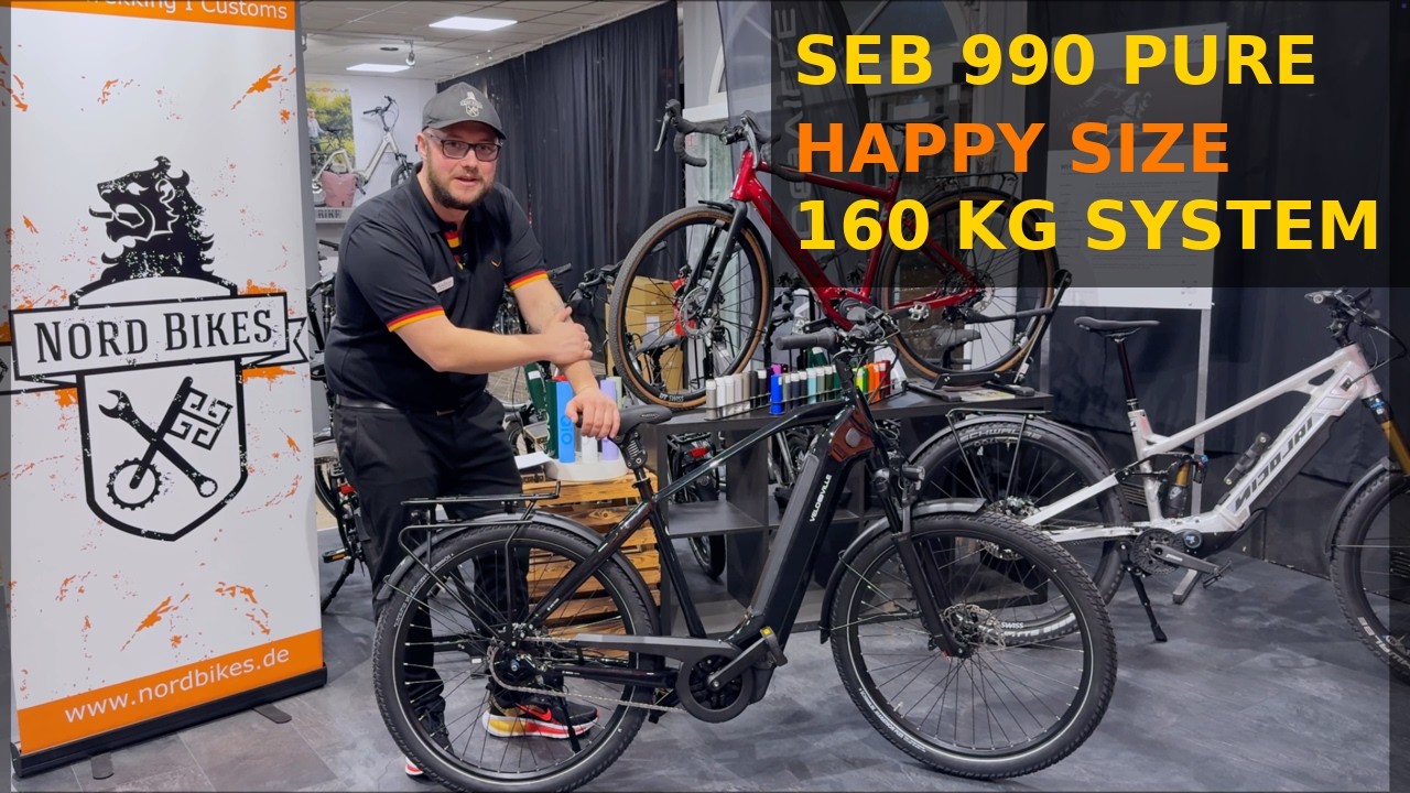 E-Bike bis 160 kg Systemgewicht – Velo de Ville SEB990 PURE Happy Size erklärt Kundenrad.