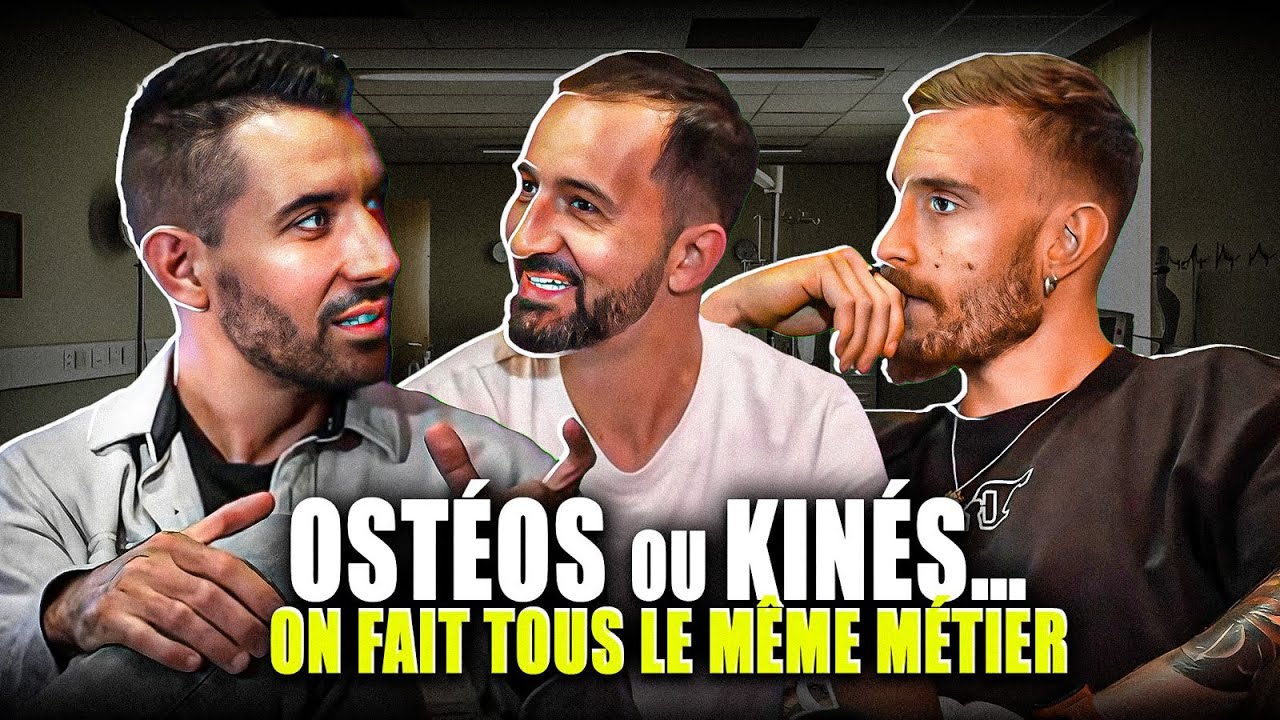 OSTÉO VS KINÉ : LEQUEL est le PLUS EFFICACE ? On met fin du débat. (avec Julien, kiné et ostéopathe)