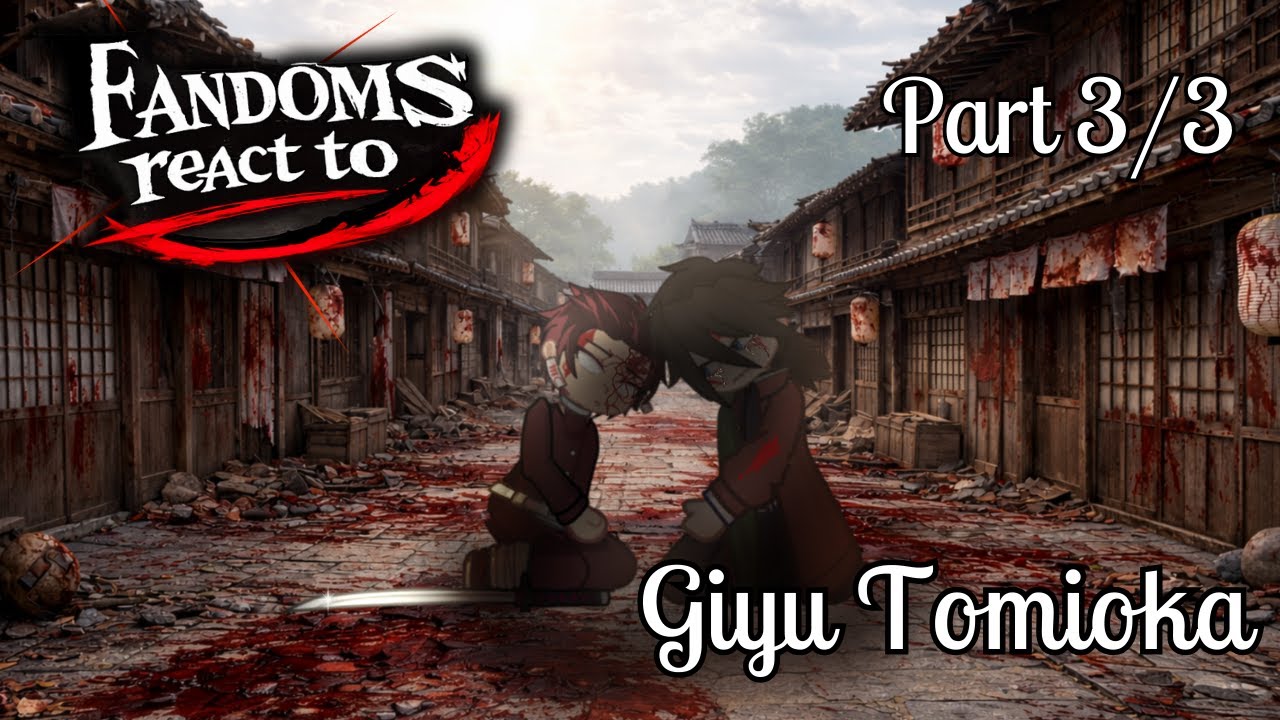 Fandoms react to GIYU || !!PART 3/3!!  || 2x Speed || KNY, JJK, MHA, OP.