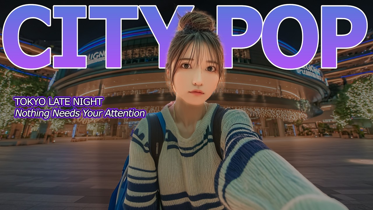 STAYING UP ALONE 🌌 Soft Japanese Grooves to Cure Late Night Overthinking