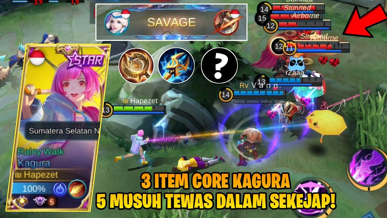 KAGURA SAVAGE DALAM SATU KALI COMBO! SANGAD SATISFYING | MOBILE LEGENDS
