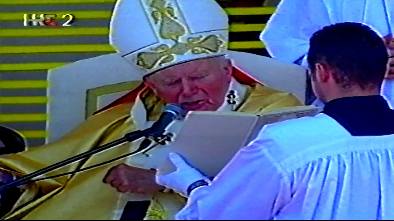 Papa Ivan Pavao II. u Banjoj Luci 2003. - Beatifikacija časnoga sluge Božjeg Ivana Merza