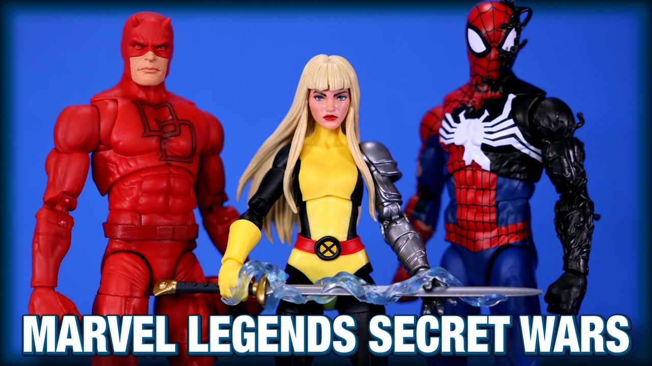 Обзор фигурок Marvel Legends Secret Wars: Сорвиголова, Человек-паук и Мэджик от Hasbro!