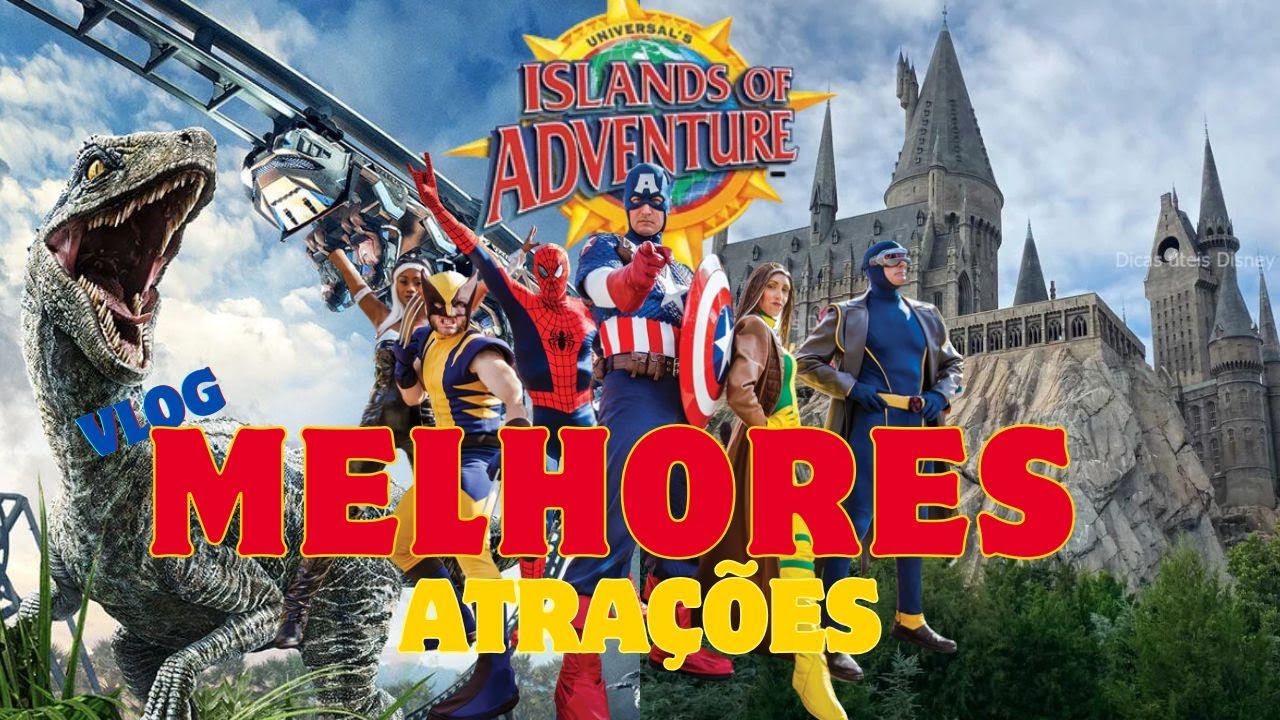 ISLANDS OF ADVENTURE UNIVERSAL ORLANDO - VLOG MELHORES ATRAÇÕES + ROTEIRO ATUALIZADO!